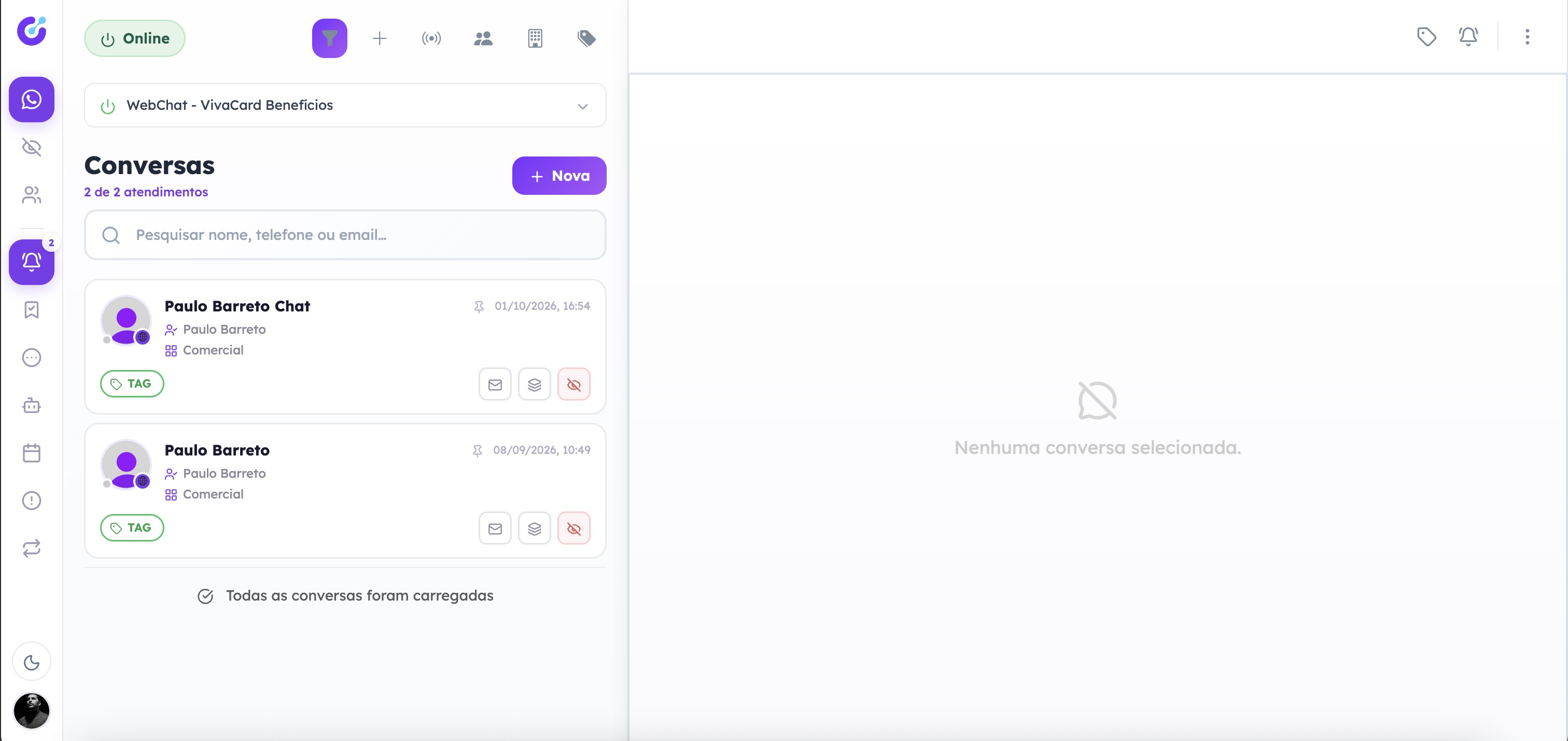 Chat de Atendimento por IA Climbfy